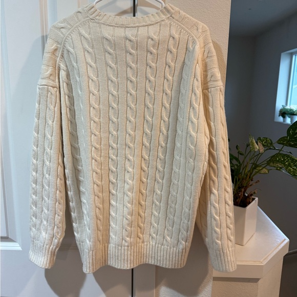 Sunday Best Peggy Cream Cable Knit Sweater - Picture 2 of 2